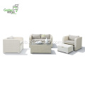 4pcs Aluminium Outdoor Miwwel Rattan UV-resistent